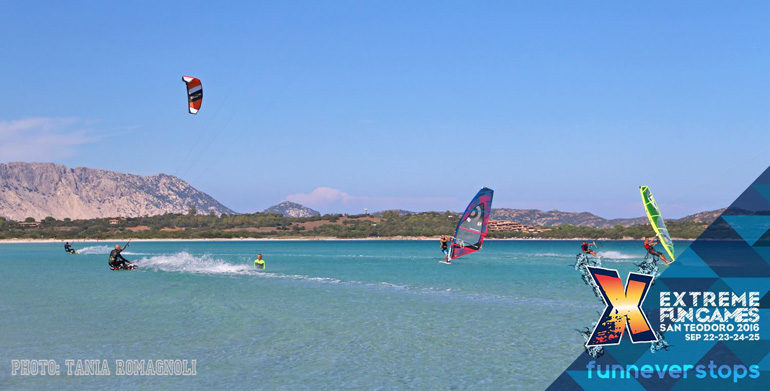 extreme fun games san teodoro la cinta windsurf e kite