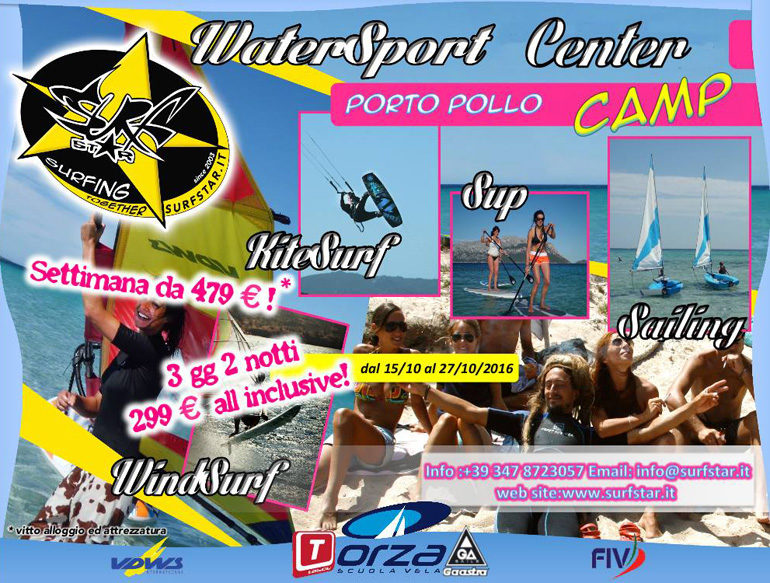 Watersport Center Camp Porto Pollo poster