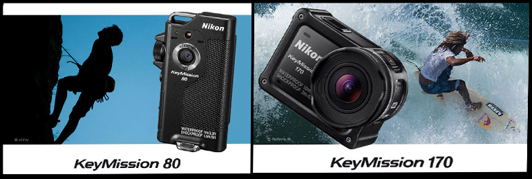 Nikon KeyMission 80 e 170